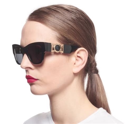 versace women's ve4415u 52mm sunglasses|Amazon.com: Versace Woman Sunglasses Black Frame, Dark .